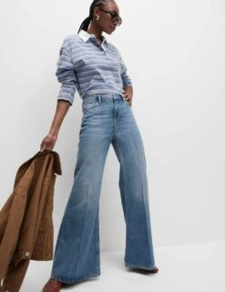 Mid Rise Flared Jeans -M&S mid rise flared jeans 9