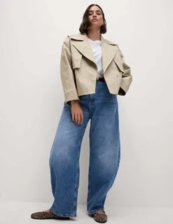 Mid Rise Relaxed Horseshoe Jeans -M&S mid rise relaxed horseshoe jeans 7