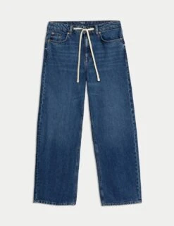 Mid Rise Wide Leg Jeans With Lyocell -M&S mid rise wide leg jeans with lyocell 12