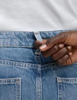 Mid Rise Wide Leg Jeans With Lyocell -M&S mid rise wide leg jeans with lyocell 14