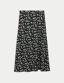 Midaxi Floral Slip Skirt -M&S midaxi floral slip skirt 4