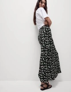 Midaxi Floral Slip Skirt -M&S midaxi floral slip skirt 5