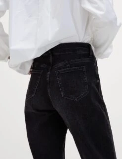 The Mom Jeans -M&S mom high waisted ankle grazer jeans 2