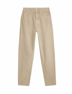 Mom High Waisted Colour Ankle Grazer Jeans -M&S mom high waisted colour ankle grazer jeans 1