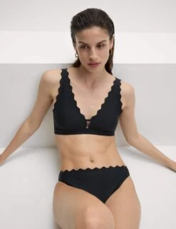 Neoprene Scallop High Leg Bikini Bottoms 34 Neoprene Scallop High Leg Bikini Bottoms -M&S neoprene scallop high leg bikini bottoms 10