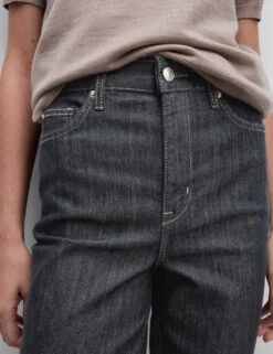 Smart Denim Capri -M&S oriental floral tapered leg trousers 1