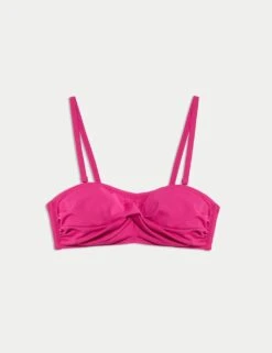 Padded Twist Front Bandeau Bikini Top 40 Padded Twist Front Bandeau Bikini Top -M&S padded twist front bandeau bikini top 16