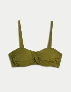 Padded Twist Front Bandeau Bikini Top 27 Padded Twist Front Bandeau Bikini Top -M&S padded twist front bandeau bikini top 5