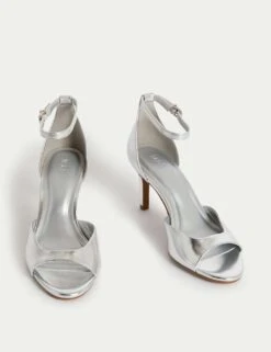 Patent Metallic Buckle Ankle Strap Stiletto Heels 14 Patent Metallic Buckle Ankle Strap Stiletto Heels -M&S patent metallic buckle ankle strap stiletto heels 4