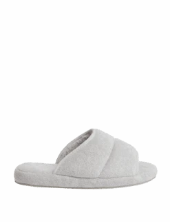 Open Toe Slider Slippers -M&S platform open toe slider slippers