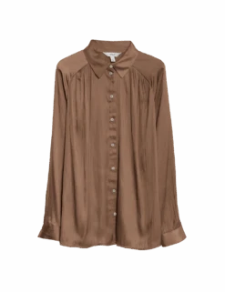 Pleated Collared Shirt -M&S pleated collared shirt