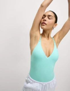 Plunge V-Neck Swimsuit -M&S plunge v neck swimsuit 11