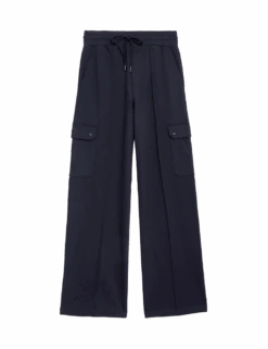 Ponte Utility Wide Leg Trousers -M&S ponte utility wide leg trousers 1