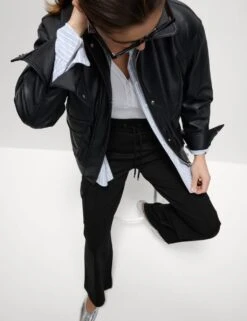 Ponte Utility Wide Leg Trousers -M&S ponte utility wide leg trousers 11