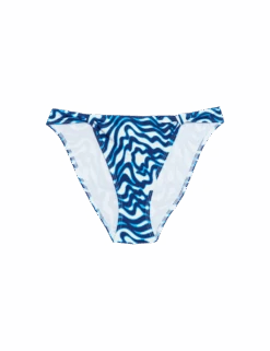 Printed Knot Detail High Leg Bikini Bottoms -M&S printed knot detail high leg bikini bottoms