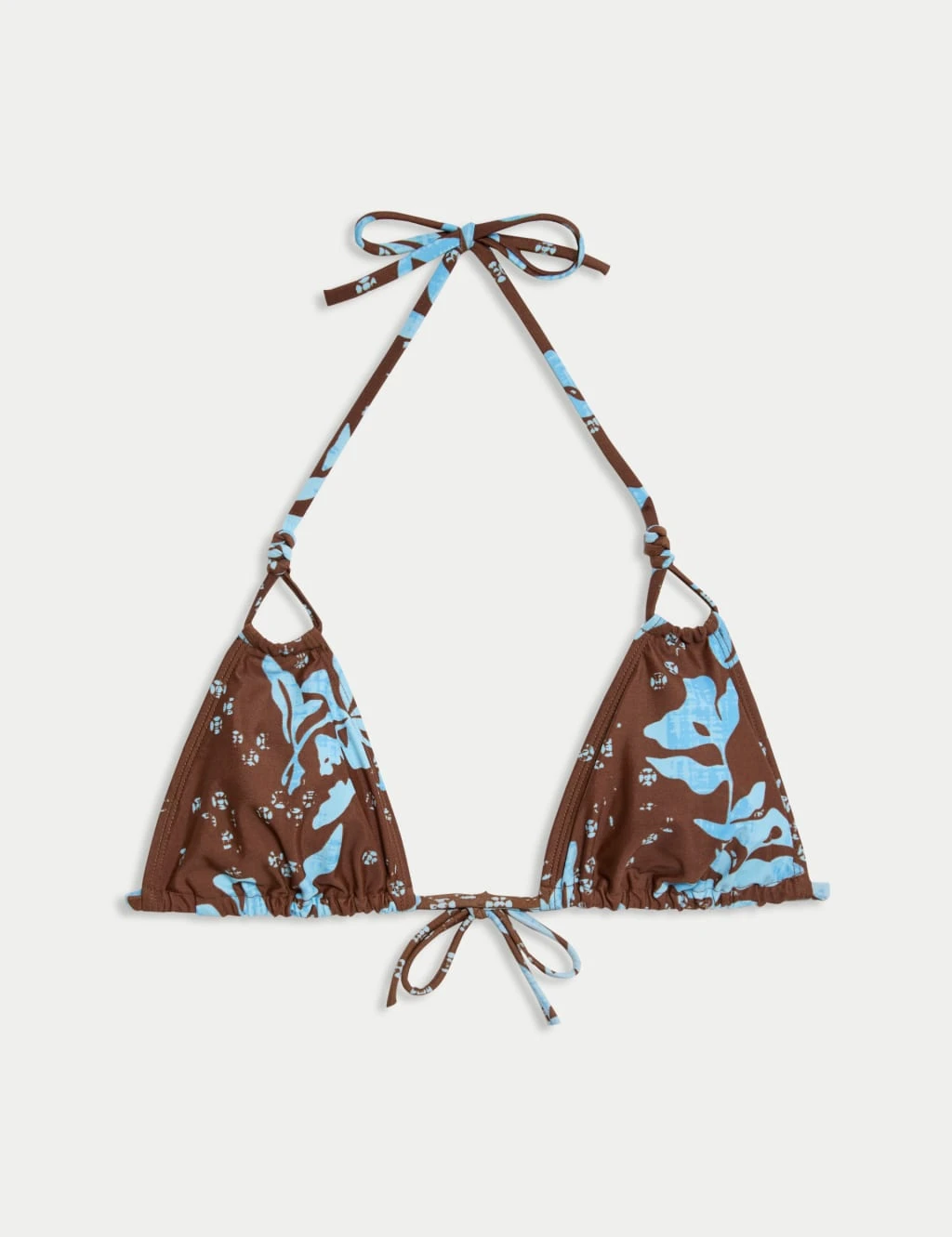 Printed Knot Front Triangle Bikini Top 19 Printed Knot Front Triangle Bikini Top - Image 17