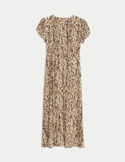 Printed Midaxi Tea Dress -M&S printed midaxi tea dress 5
