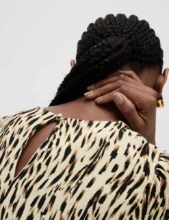 Printed Midaxi Tea Dress -M&S printed midaxi tea dress 7