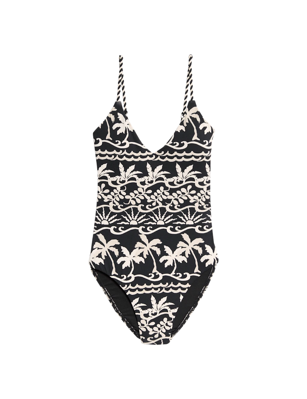 Printed Padded Plunge Swimsuit 10 Printed Padded Plunge Swimsuit - Image 8