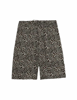 Printed Pure Twill High Waisted Shorts 33 Printed Pure Twill High Waisted Shorts -M&S printed pure twill high waisted shorts 1