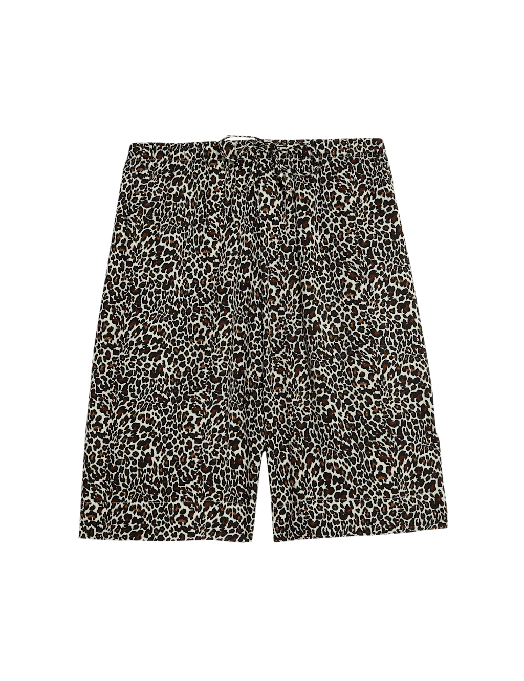 Printed Pure Twill High Waisted Shorts 14 Printed Pure Twill High Waisted Shorts - Image 12