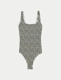 Printed Scoop Neck Swimsuit 28 Printed Scoop Neck Swimsuit -M&S printed scoop neck swimsuit 20