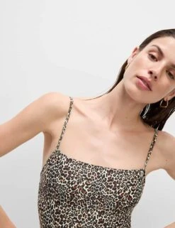 Printed Square Neck Swimsuit -M&S printed scoop neck swimsuit 7