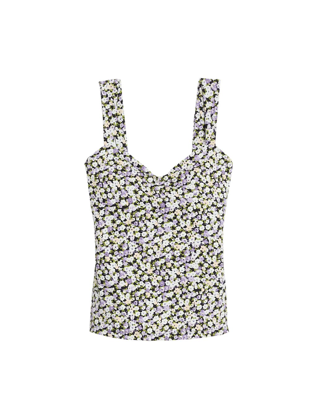 Printed Tummy Control Sweetheart Tankini 8 Printed Tummy Control Sweetheart Tankini - Image 6