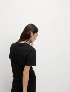 Pure Cotton Bow Detail Embellished Top -M&S pure cotton embellished top 8