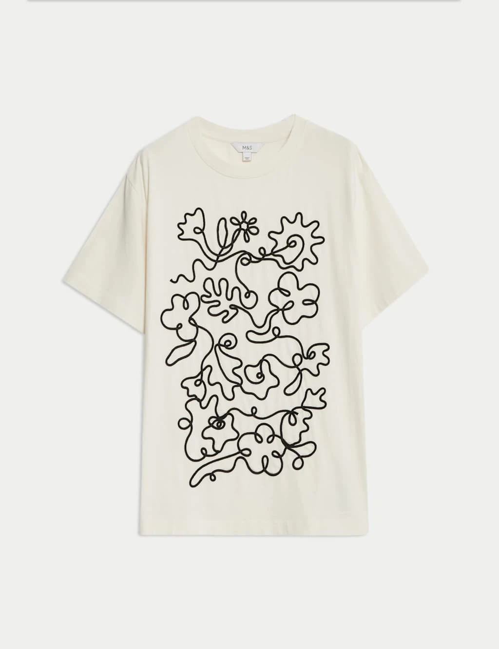 Pure Cotton Graphic Oversized T-Shirt 13 Pure Cotton Graphic Oversized T-Shirt - Image 11