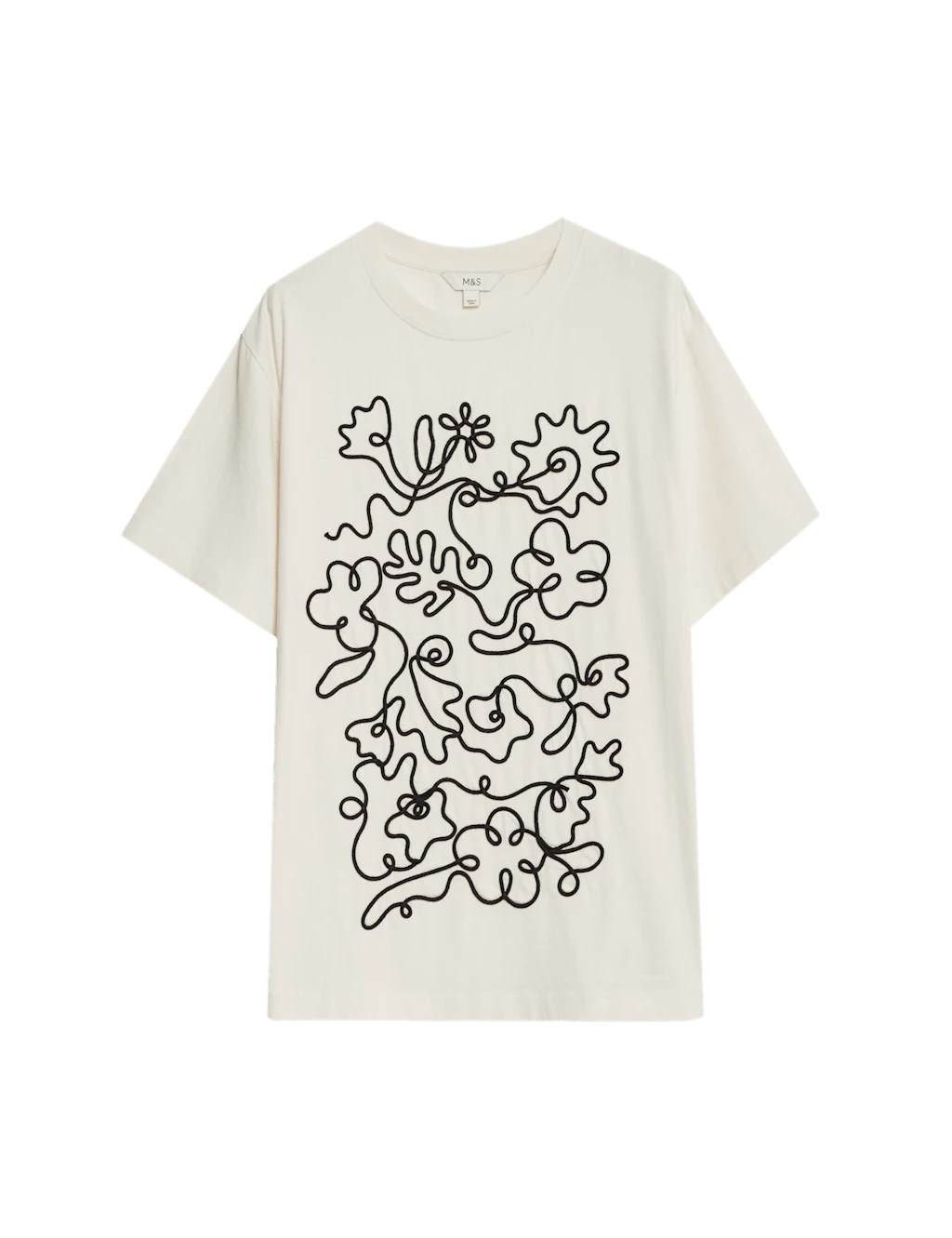 Pure Cotton Graphic Oversized T-Shirt 8 Pure Cotton Graphic Oversized T-Shirt - Image 6
