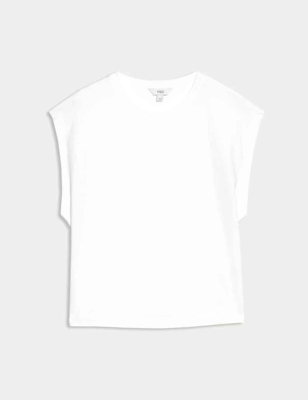 Pure Cotton Oversized Cap Sleeve T-Shirt 7 Pure Cotton Oversized Cap Sleeve T-Shirt - Image 5