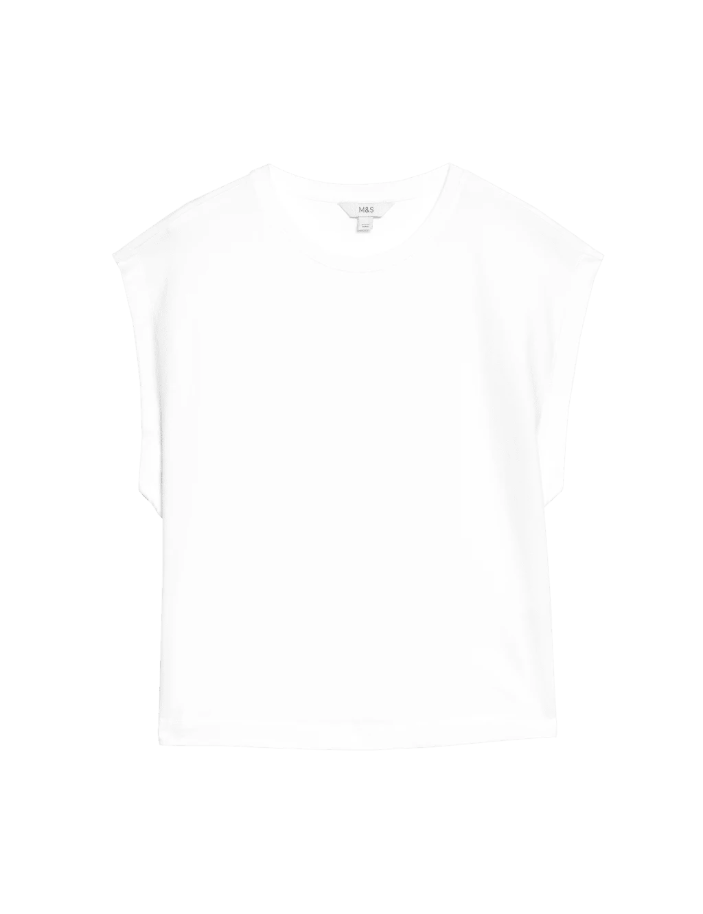 Pure Cotton Oversized Cap Sleeve T-Shirt 9 Pure Cotton Oversized Cap Sleeve T-Shirt - Image 7