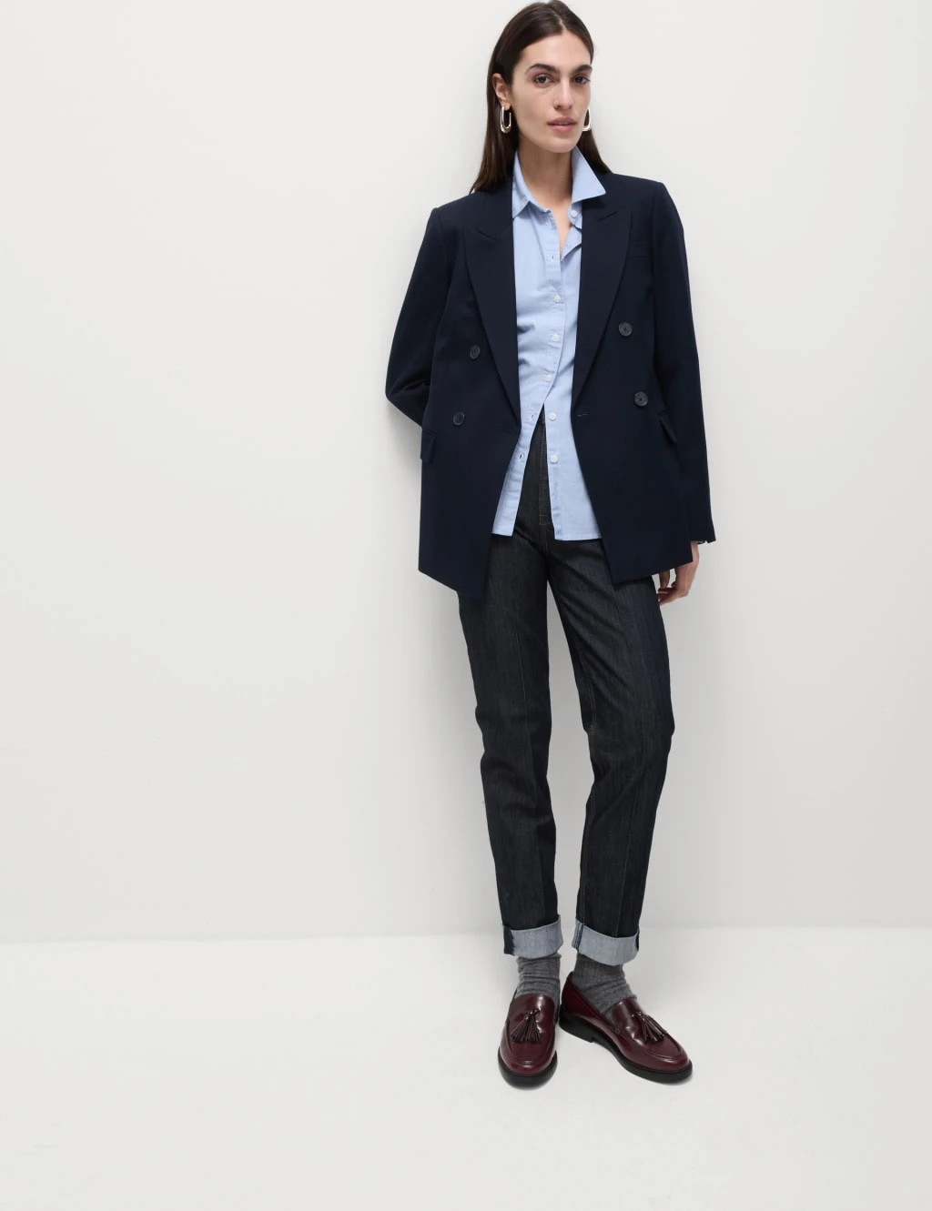 Pure Cotton Collared Oversized Shirt 21 Pure Cotton Collared Oversized Shirt - Image 19