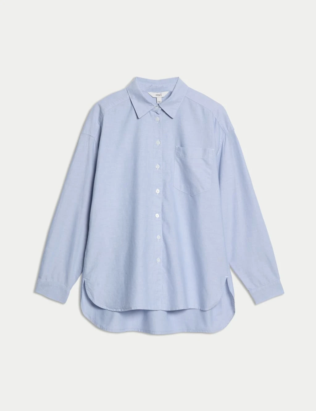 Pure Cotton Collared Oversized Shirt 16 Pure Cotton Collared Oversized Shirt - Image 14