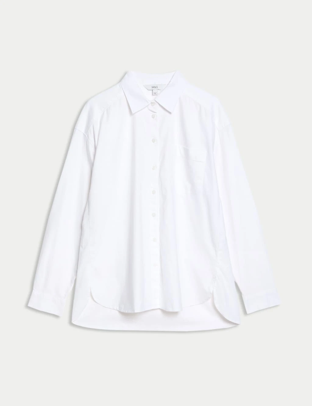 Pure Cotton Collared Oversized Shirt 9 Pure Cotton Collared Oversized Shirt - Image 7