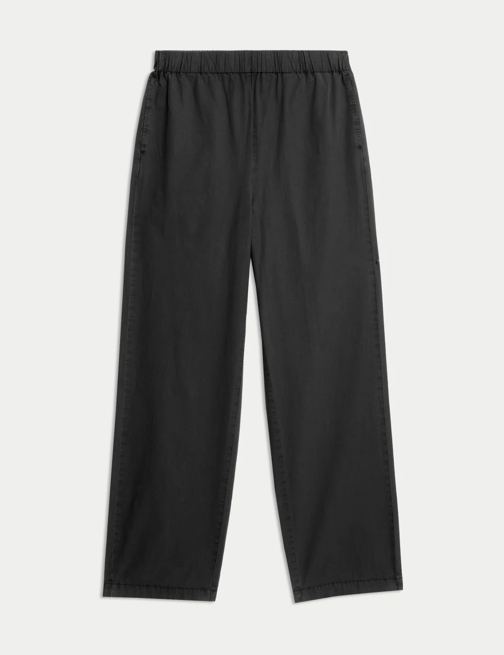 Pure Cotton Poplin Straight Leg Trousers 15 Pure Cotton Poplin Straight Leg Trousers - Image 13