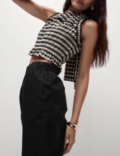 Pure Cotton Poplin Straight Leg Trousers 33 Pure Cotton Poplin Straight Leg Trousers -M&S pure cotton poplin straight leg trousers 9