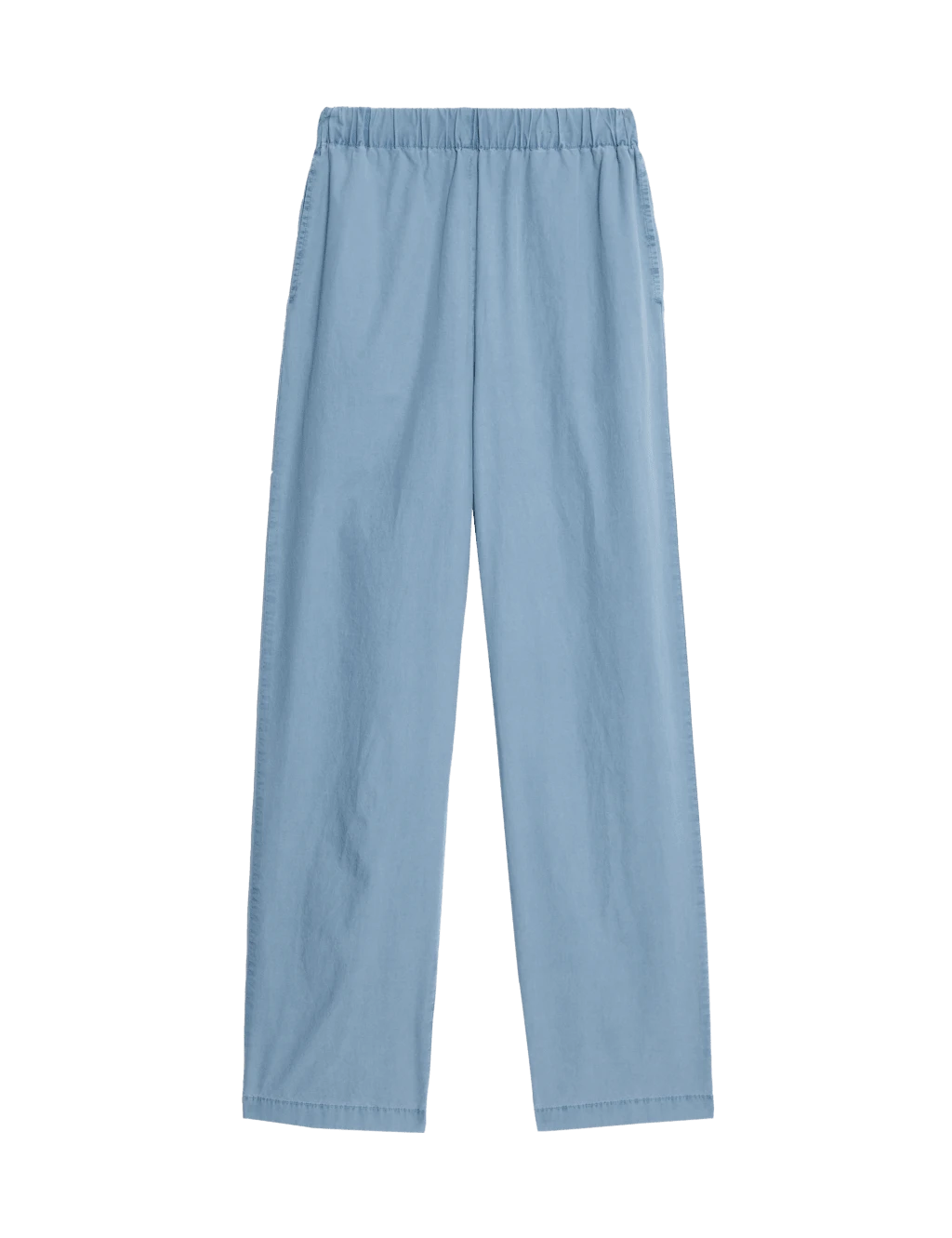 Pure Cotton Poplin Straight Leg Trousers 7 Pure Cotton Poplin Straight Leg Trousers - Image 5