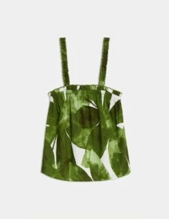 Pure Cotton Printed Strappy Vest 18 Pure Cotton Printed Strappy Vest -M&S pure cotton printed strappy vest 5