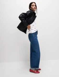 Pure Cotton Printed T-Shirt -M&S pure cotton printed t shirt 8