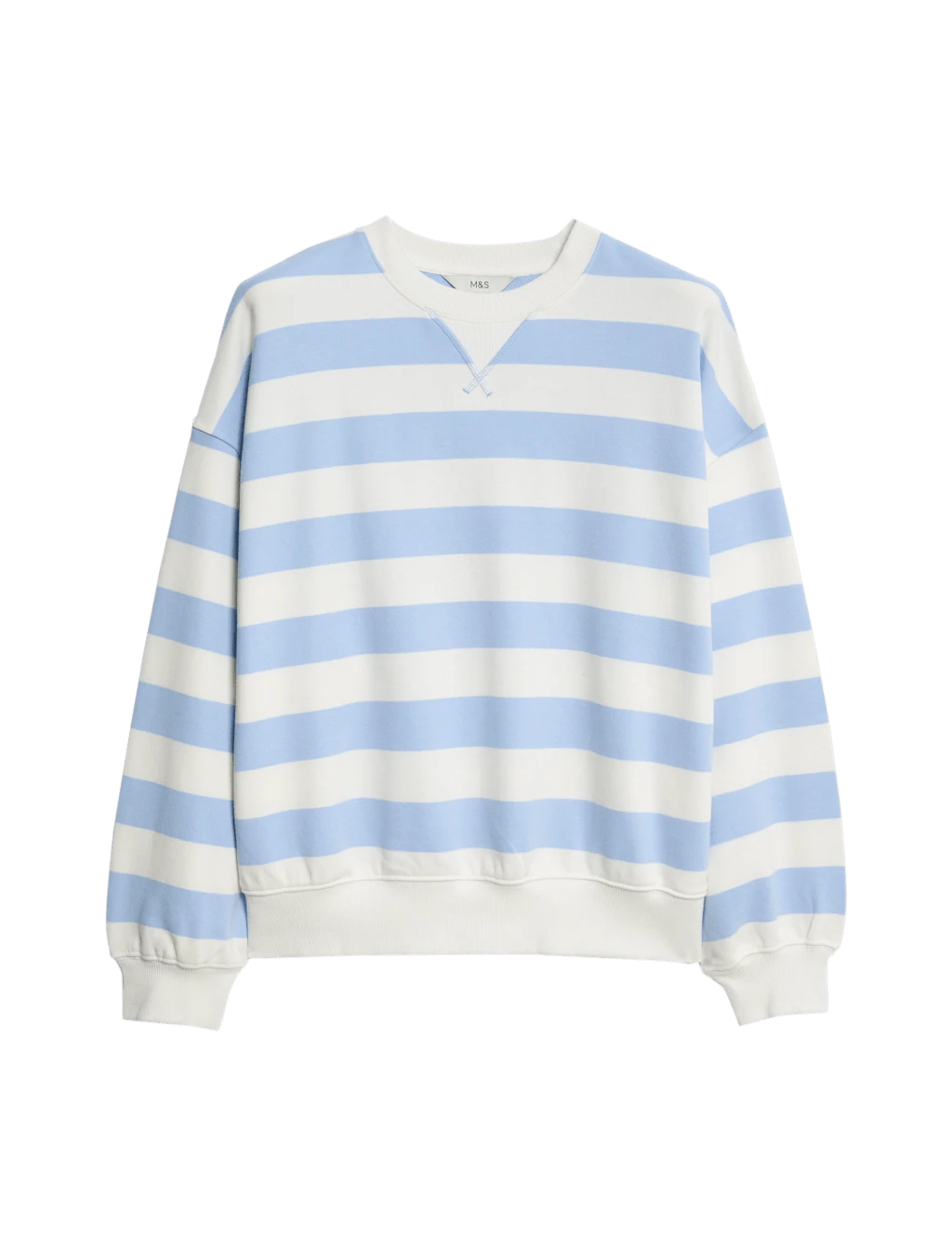 Pure Cotton Striped Crew Neck Sweatshirt 20 Pure Cotton Striped Crew Neck Sweatshirt - Image 18