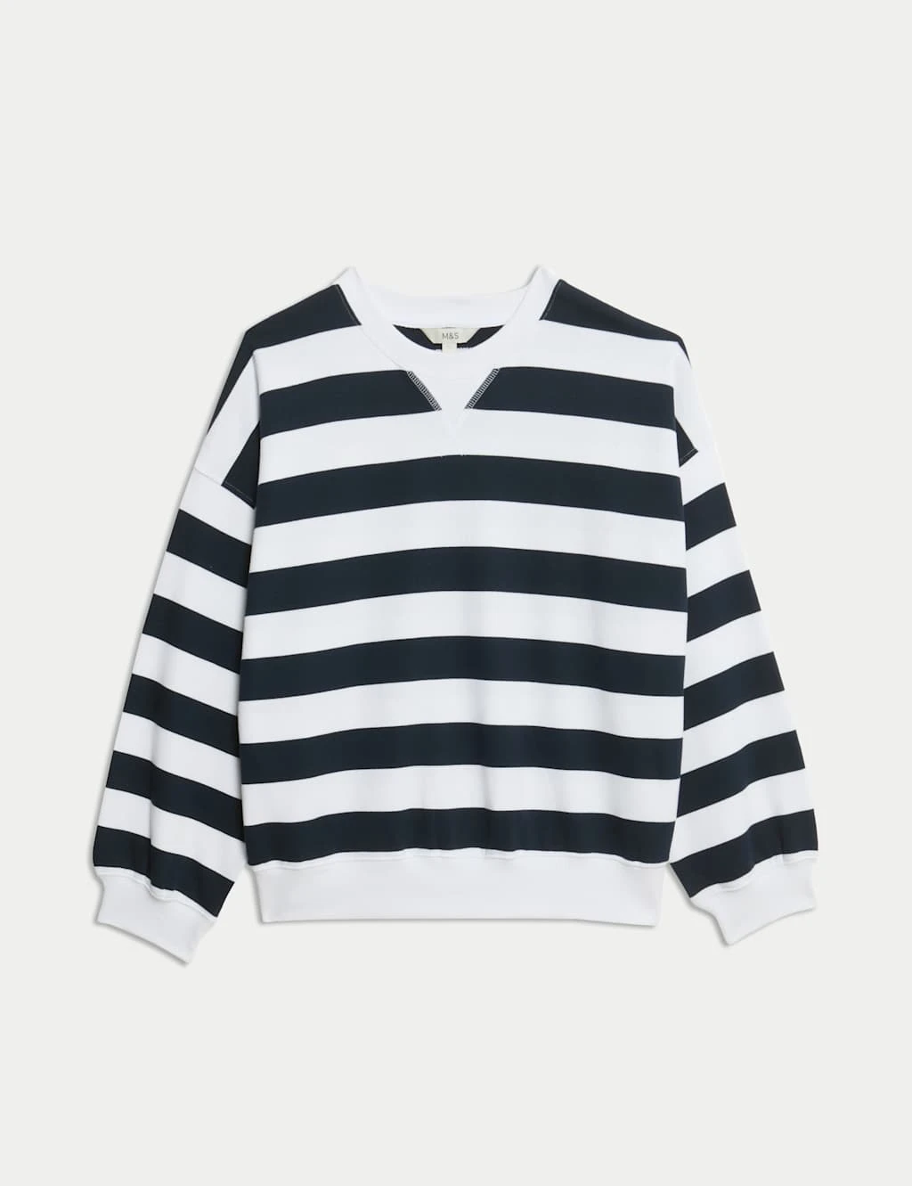 Pure Cotton Striped Crew Neck Sweatshirt 12 Pure Cotton Striped Crew Neck Sweatshirt - Image 10