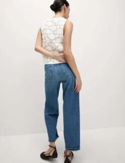 Pure Cotton Textured Vest -M&S pure cotton textured vest 7