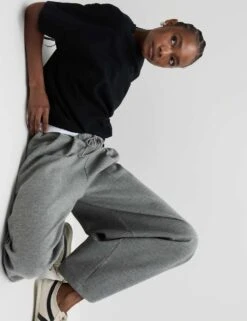 Super Wide Leg Palazzo Joggers -M&S pure linen straight leg trousers 2