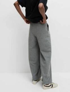 Super Wide Leg Palazzo Joggers -M&S pure linen straight leg trousers 3