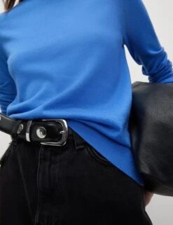 Pure Merino Wool Crew Neck Jumper -M&S pure merino wool crew neck jumper 10