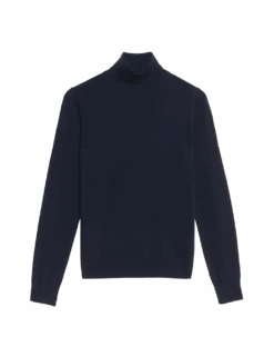 Pure Merino Wool Roll Neck Jumper -M&S pure merino wool roll neck jumper 1
