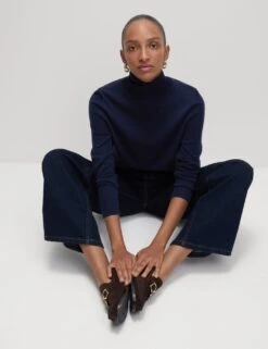 Pure Merino Wool Roll Neck Jumper -M&S pure merino wool roll neck jumper 15