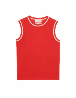 Pure Merino Wool Tipped Detail Knitted Vest -M&S pure merino wool tipped detail knitted vest 1